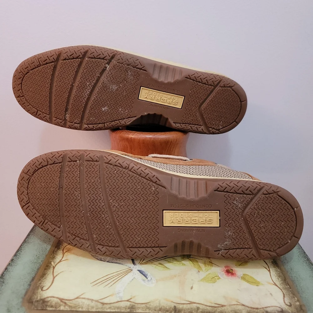 Sperry Top Sider Brown Boat Shoes Size 11 - Picture 5 of 7